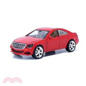 Benz紅-經典豪華炫光合金模型車