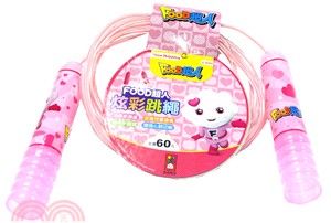 粉色-FOOD超人炫彩跳繩