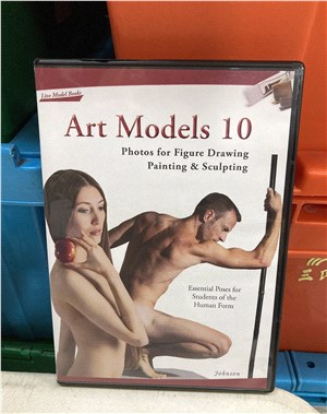 NG書-Art Models 10 ─ Photos for Figure Drawing, Painting, & Sculpting (DVD)