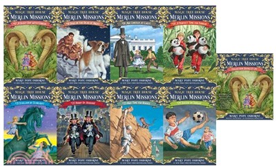 Merlin Missions Books 17-24 (共8本平裝本+1CD組)