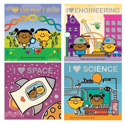 I Love Science/I Love Genetics/I Love Engineering/I Love Space 寶寶科學套書 (共4冊)