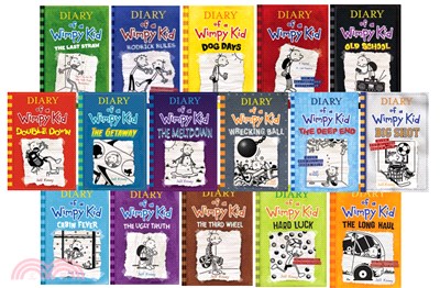 Diary of a Wimpy Kid 1-16 (共16本平裝本)
