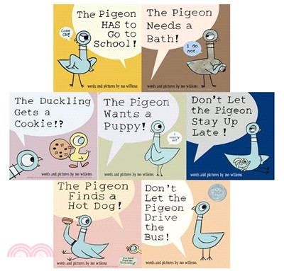 Mo Willems' Pigeon Book 淘氣鴿子套組 (共7本精裝本)(美國版)