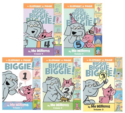 An Elephant and Piggie Biggie! 1-5 (精裝本)(共5本)