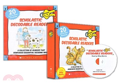 Decodable Readers Box Set Level A & B 彩色版 (每套20本書+CD)