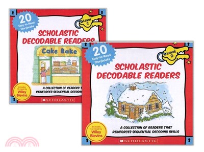 Decodable Readers Box Set Level C &D 彩色版 (每套20本書+CD)