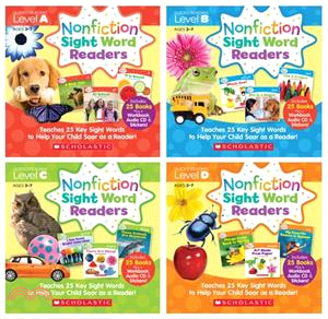 Nonfiction Sight Word Readers Level A-D (4套/26書) with Storyplus