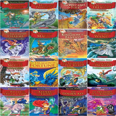 Geronimo Stilton: The Kingdom of Fantasy (Book 1-16)(彩色印刷)