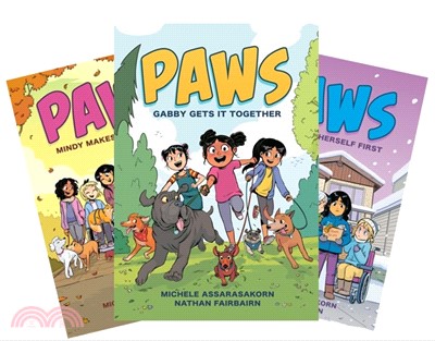 Paws: Gabby Gets It Together/Mindy Makes Some Space/Priya Puts Herself First (Book 1-3)(graphic novel)