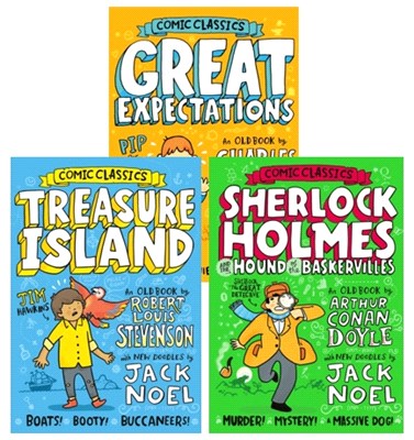 Comic Classics: Great Expectations/Treasure Island/Sherlock Holmes and the Hound of the Baskervilles (共3本)