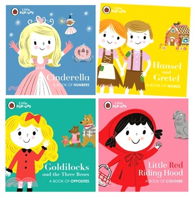 Little Pop-Ups 童話認知立體書(共4本硬頁書) Cinderella/Little Red Riding Hood/Goldilocks and the Three Bears/Hansel and Gretel