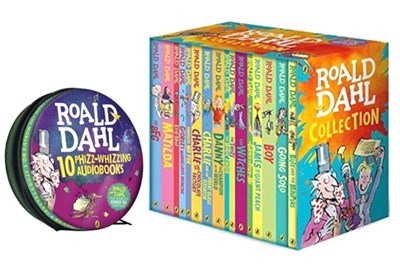 Roald Dahl Collection (16 Books+10 titles audio CDs)