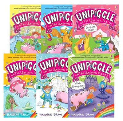 Unipiggle the Unicorn Pig 1-6 (共6本平裝本)(彩色印刷)