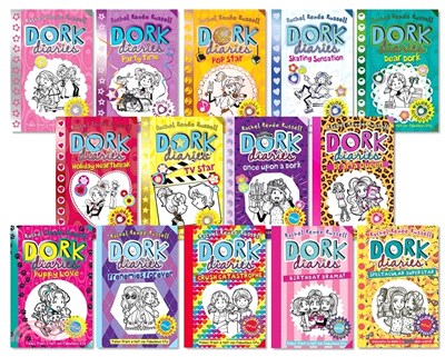 Dork Diaries 1-14 (英國版)(共14本平裝本)(新版)