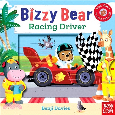 Bizzy Bear: Racing Driver (硬頁書)(英國版)*無音檔QRcode*
