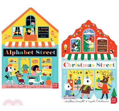 Alphabet Street + Christmas Street (共2本硬頁書)