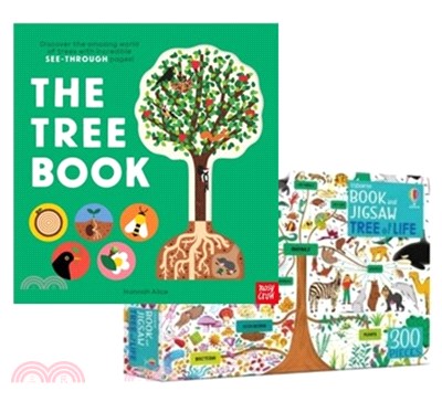 Tree of Life (300片拼圖+16頁小書)+The Tree Book (硬頁書)(英國版)