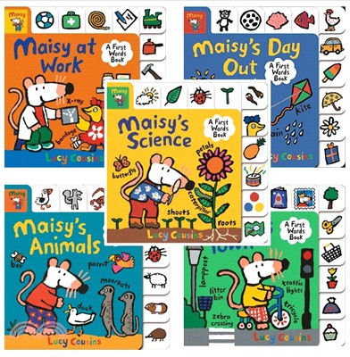 Maisy's First Words Book (硬頁書)(英國版)(共5本)