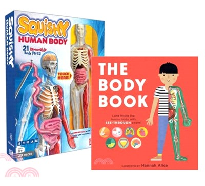 Squishy Human Body (人體模型)+The Body Book (硬頁書)(美國版)
