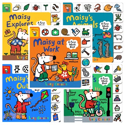 Maisy's First Words Book(硬頁書)(美國版)(共5本)