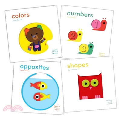 TouchThinkLearn幼兒初級認知套書－Colors, Numbers, Opposites, Shapes (共4本硬頁書)