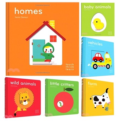 TouchThinkLearn幼兒初級認知套書－Farm / Vehicles / Baby Animals / Homes / Little Critters / Wild Animals (共6本硬頁書)