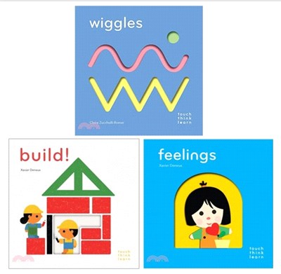 TouchThinkLearn幼兒初級認知套書－Wiggles / Build! / Feelings (共3本硬頁書)