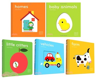 TouchThinkLearn幼兒初級認知套書－Farm / Vehicles / Baby Animals / Homes / Little Critters (共5本硬頁書)