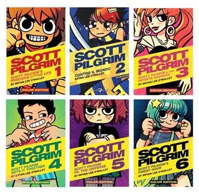 Scott Pilgrim Color Edition (共6本)(Graphic Novel)