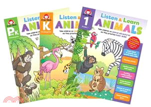 Listen and Learn: Animals, Grade Prek, K, 1 (附音檔下載連結)(共3本)