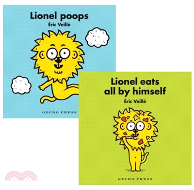 Lionel 生活教育系列 (共2本硬頁書)－Lionel Poops, Lionel Eats All By Himself