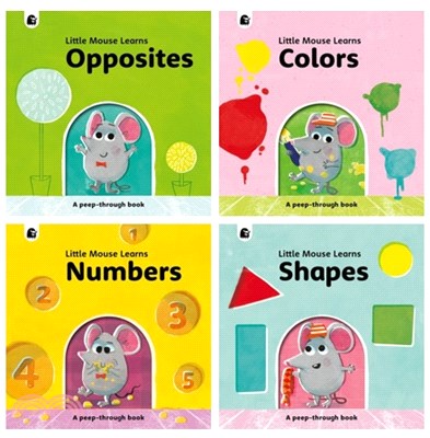 A Peep Through Book: Opposites/Colors/Numbers/Shapes (共4本)(美國版)
