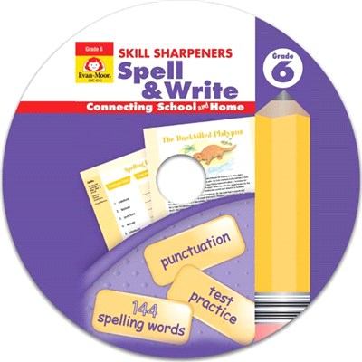 Skill Sharpeners Spell & Write, Grade 6 (CD only)