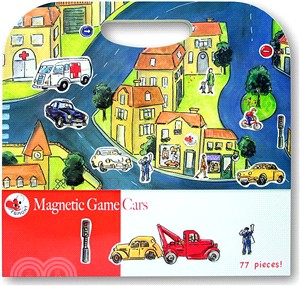 比利時 Egmont Toys 艾格蒙繪本風遊戲磁貼書：車車方城 | 拾書所