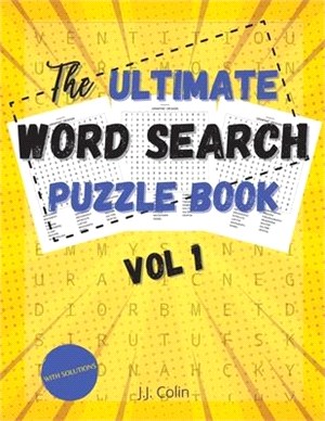 Ultimate Word Search Puzzle Book: Perfect Large Print Activity Book for Adults & Teens (Vol. 1)