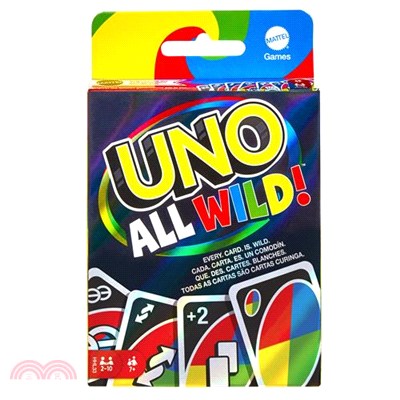 UNO All Wild 全萬用卡牌遊戲卡 UNO All Wild Family Card Game〈桌上遊戲〉