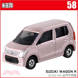 TOMICA小汽車 NO.58－粉SUZUKI WAGON R