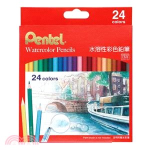 飛龍Pentel 水溶性彩色鉛筆（24色）