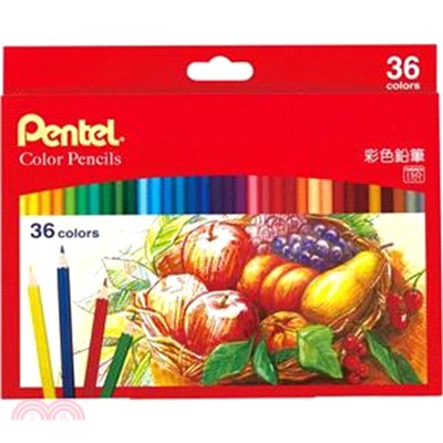 飛龍Pentel 36色彩色鉛筆