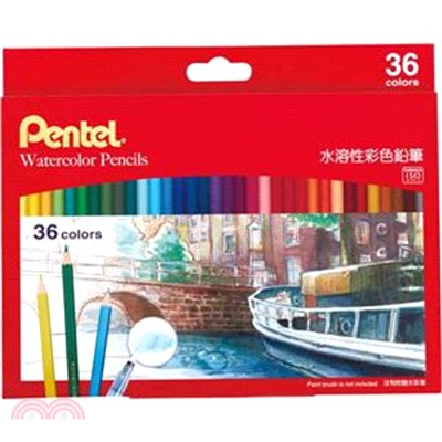 飛龍Pentel 36色水溶性彩色鉛筆- 三民網路書店