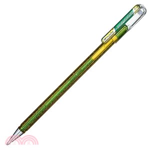 飛龍Pentel 蝴蝶金屬筆-黃+金屬綠