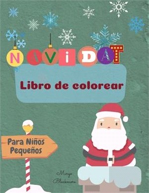 Navidad Libro de Colorear Para Niños Pequeños