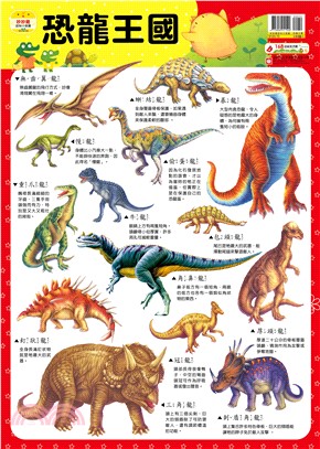 妙妙雞認知小掛圖【恐龍王國】