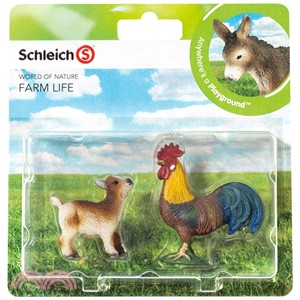 《Schleich》史萊奇模型－羚羊＆公雞