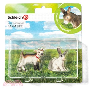 《Schleich》史萊奇模型－小羊＆兔子 | 拾書所