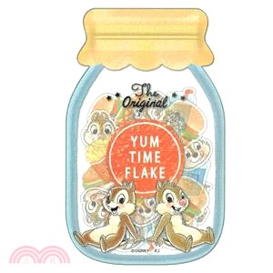 【CRUX】YUM TIME FLAKE迪士尼48入袋裝貼紙-奇奇蒂蒂