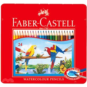 Faber-Castell 輝柏 水性色鉛筆24色(鐵4)