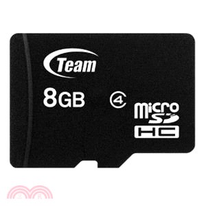 【Team十銓科技】Micro SDHC Class 4 記憶卡(附轉卡)8G