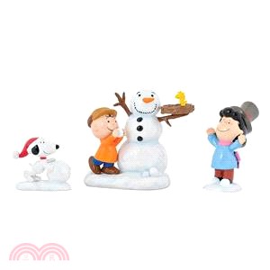 【ENESCO】史努比聖誕擺飾組-雪人