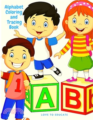 Alphabet Coloring and Tracing Book - Educative Alphabet Handwriting Practice workbook for kids, Preschool Writing